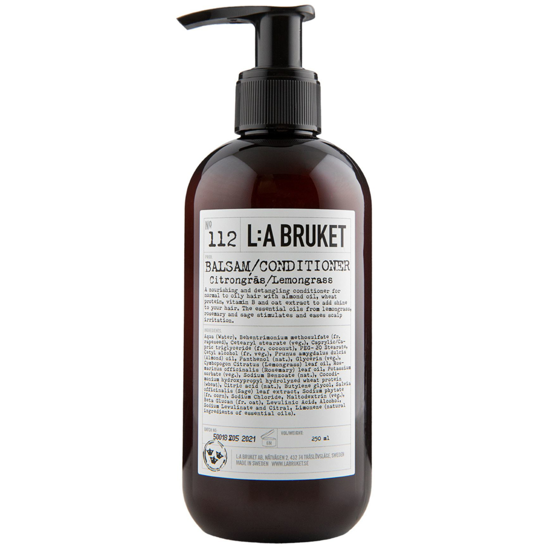 L:a Bruket 112 Conditioner, Lemongrass, 240ml, Hoitoaine