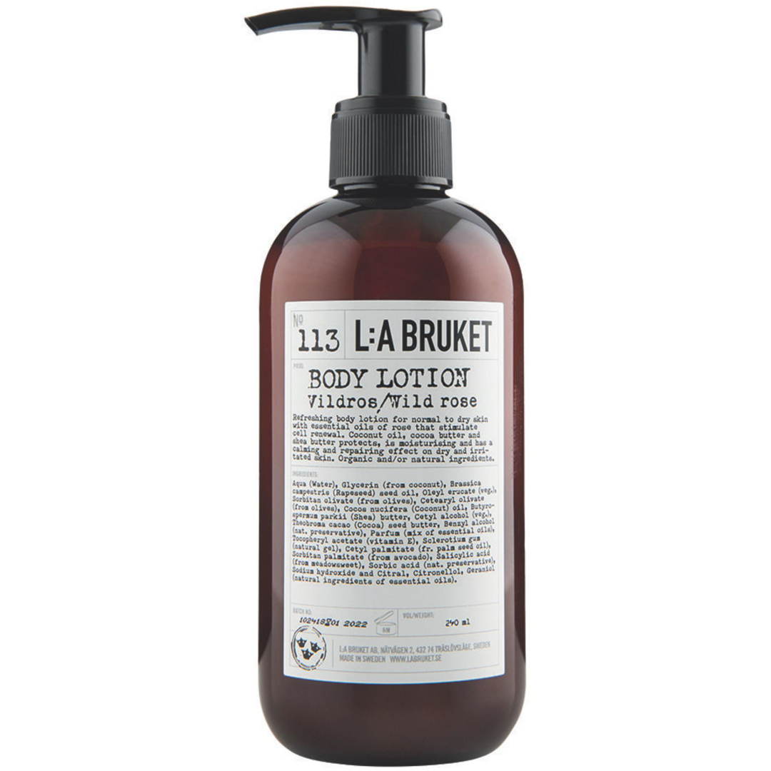 L:a Bruket 113 Body Lotion, Wild Rose, 240ml Kroppslotion, Hudlotion & Bodylotion