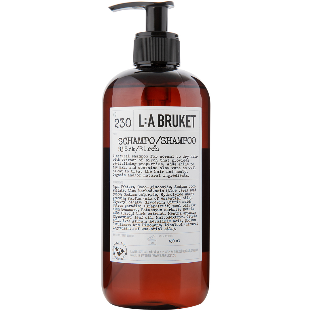 L:a Bruket 230 Shampoo, Birch, 450ml
