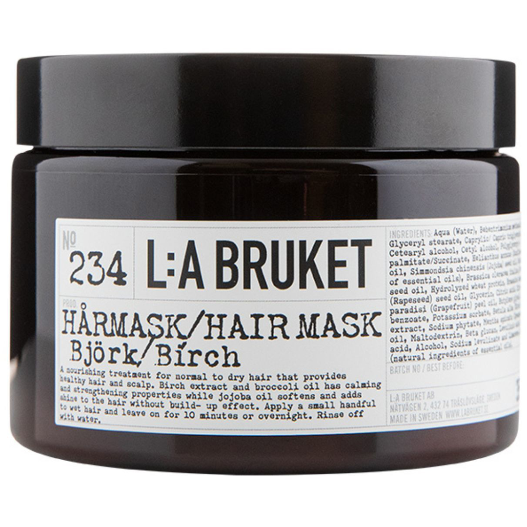 L:a Bruket 234 Hair Mask, Birch, 350g