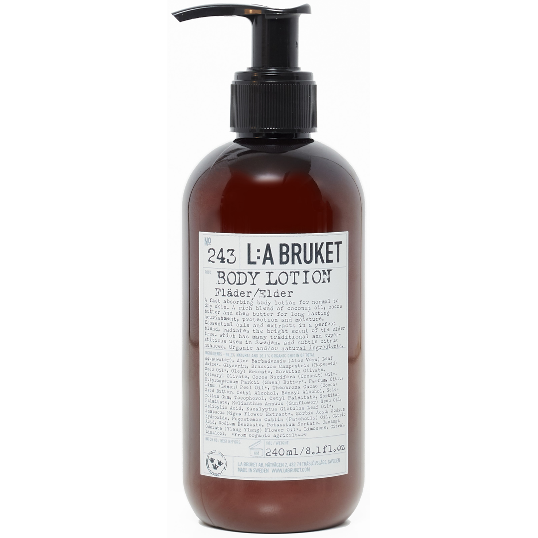 L:a Bruket 243 Body Lotion, Elder, 240ml Kroppslotion, Hudlotion & Bodylotion