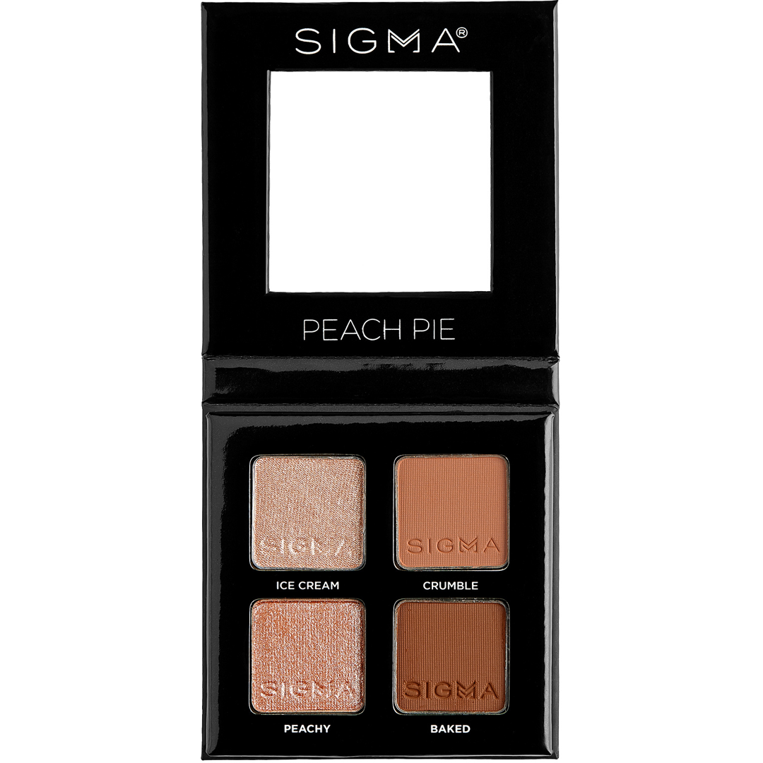 Sigma Beauty Eyeshadow Quad, Peach Pie ögonskugga