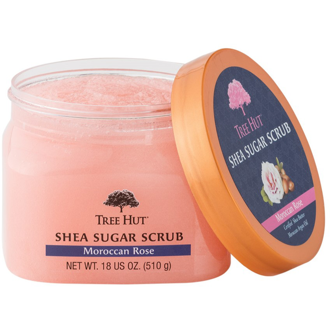 TREE HUT Shea Sugar Scrub Moroccan Rose, 510g