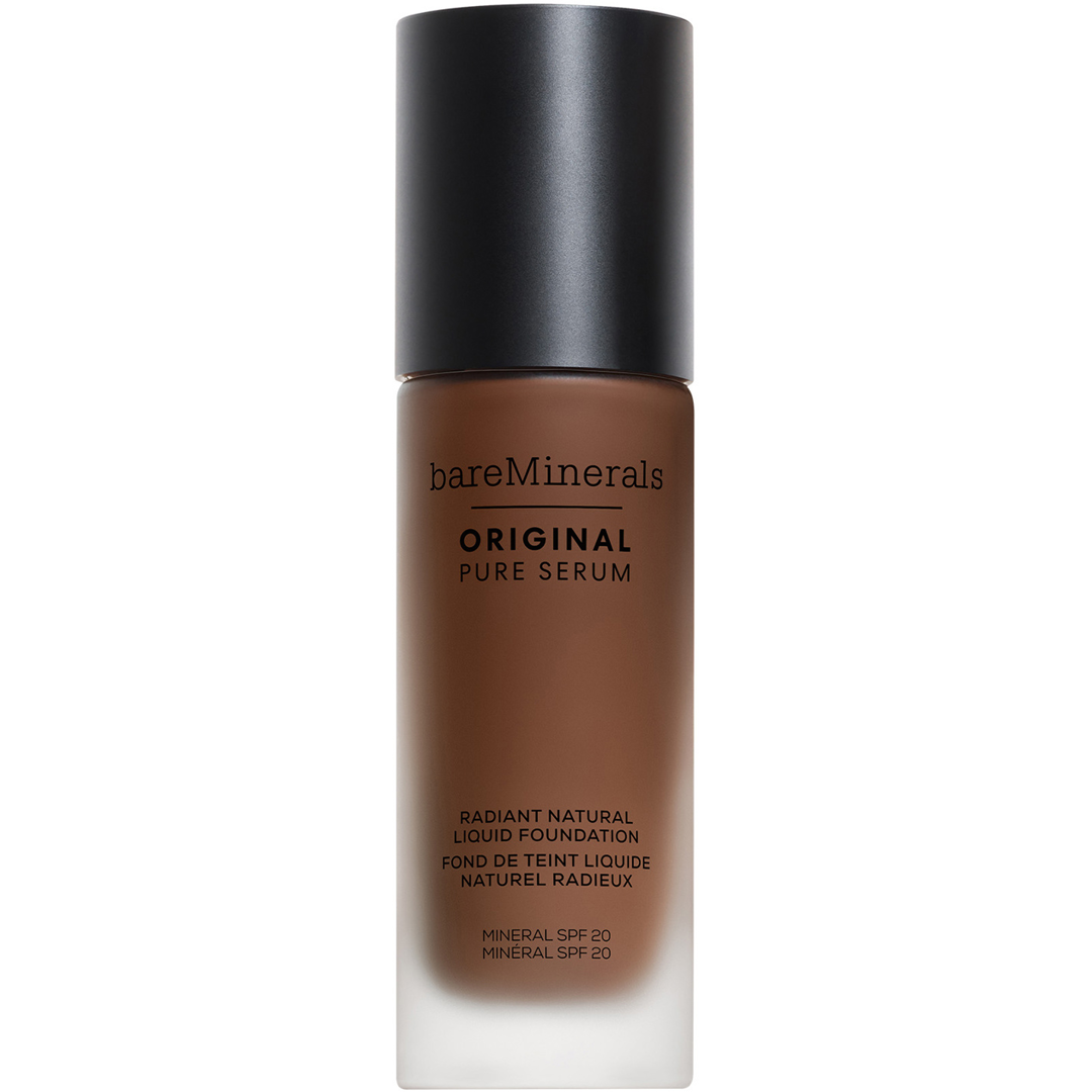 bareMinerals Original Pure Serum Radiant Natural Liquid Foundation Mineral SPF20, 6 Deep Neutral foundation