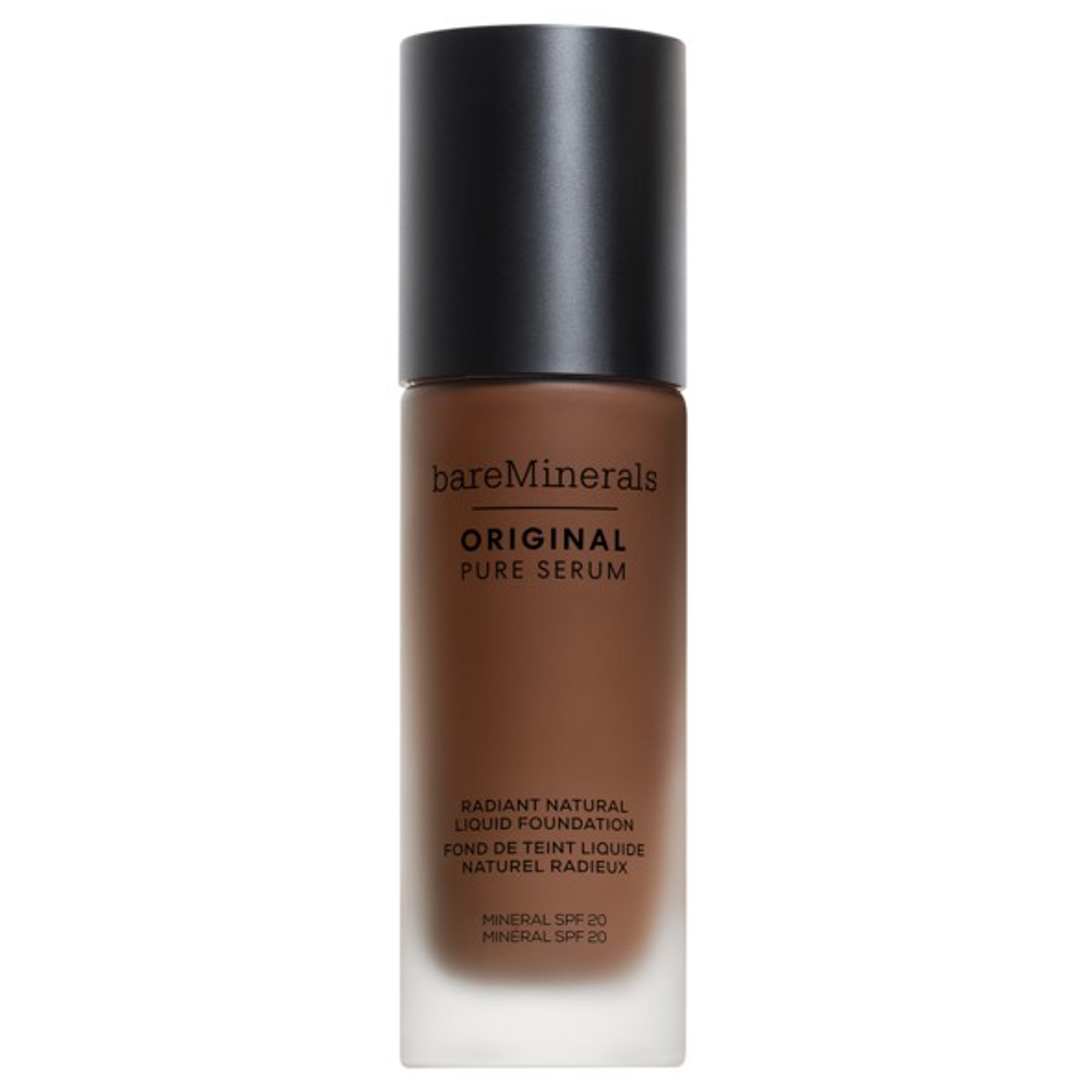 bareMinerals Original Pure Serum Radiant Natural Liquid Foundation Mineral SPF20, 6 Deep Neutral foundation