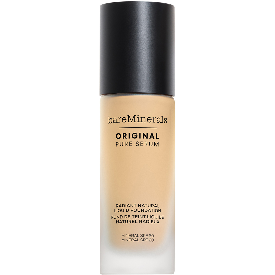 bareMinerals Original Pure Serum Radiant Natural Liquid Foundation Mineral SPF20, 1.5 Fair Warm foundation