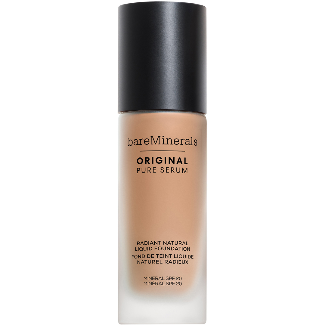 bareMinerals Original Pure Serum Radiant Natural Liquid Foundation Mineral SPF20, 2.5 Light Cool foundation