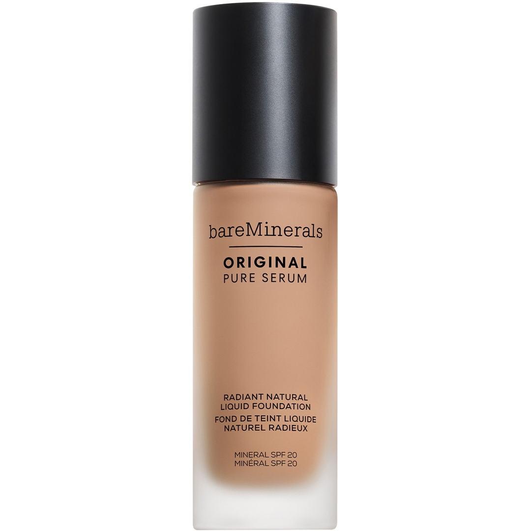 bareMinerals Original Pure Serum Radiant Natural Liquid Foundation Mineral SPF20, 3 Medium Cool foundation