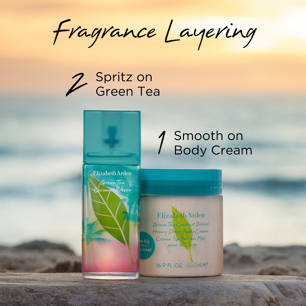 Green Tea Coconut Breeze Body Cream, 500ml