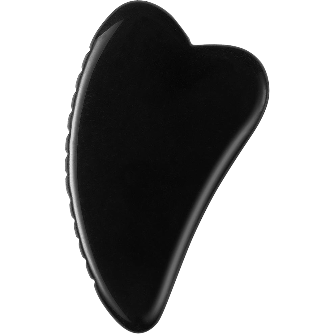 Zoë Ayla Obsidian Gua Sha With Teeth, Gua Sha
