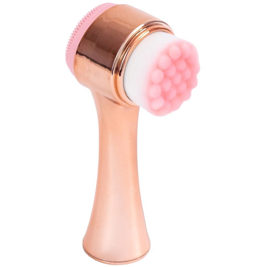 Zoë Ayla Dual Facial Cleansing Brush, Rose Gold cleanser