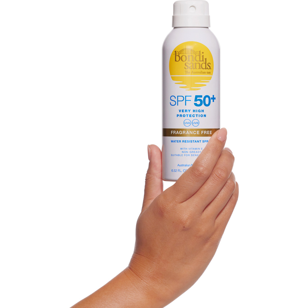 SPF50+ Fragrance Free Sunscreen Spray, 160g