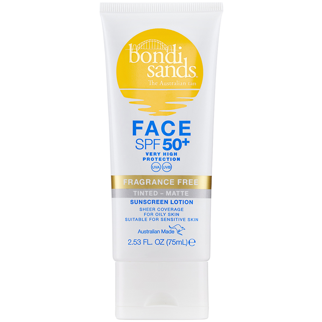 Bondi Sands SPF50+ Matte Tinted Face Lotion, 75ml