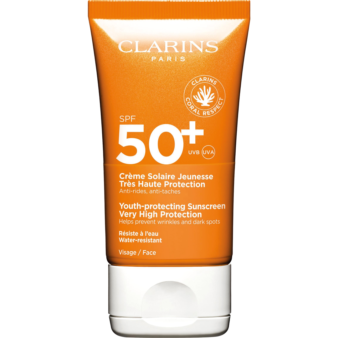 Clarins Youth-protecting Sunscreen Very High Protection SPF50 Face, 50ml solkräm