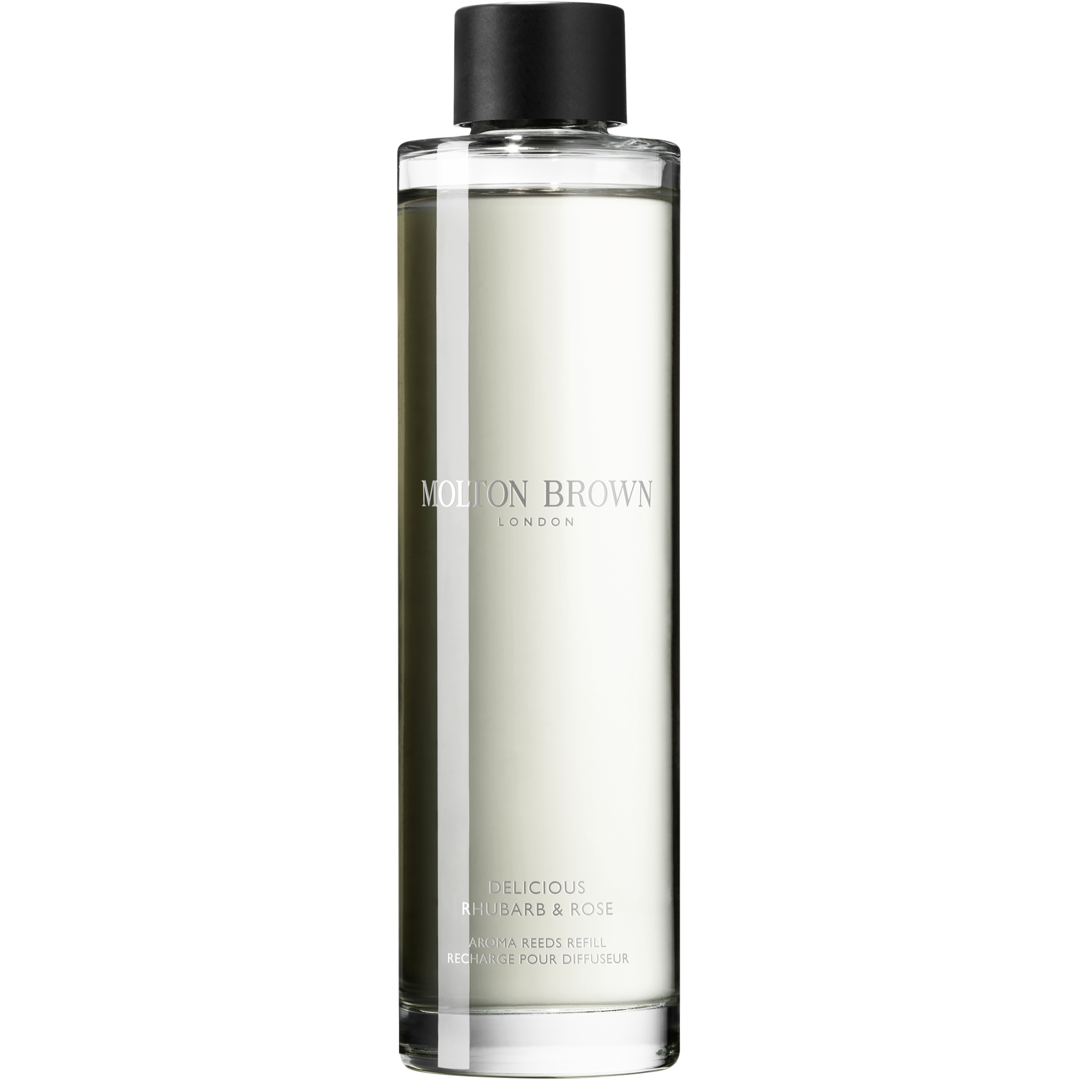 Molton Brown Delicious Rhubarb & Rose Aroma Reeds Diffuser, 150ml Refill