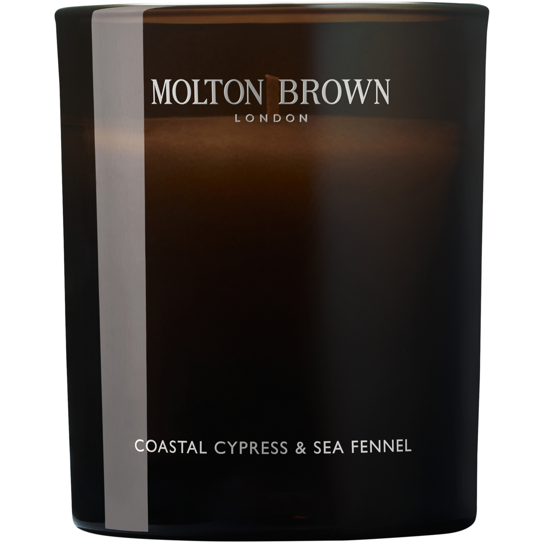 Molton Brown Signature Candle Single Wick, Coastal Cypress & Sea Fennel