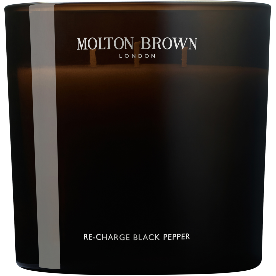 Molton Brown Luxury Scented Candle Triple Wick, Re-Charge Black Pepper