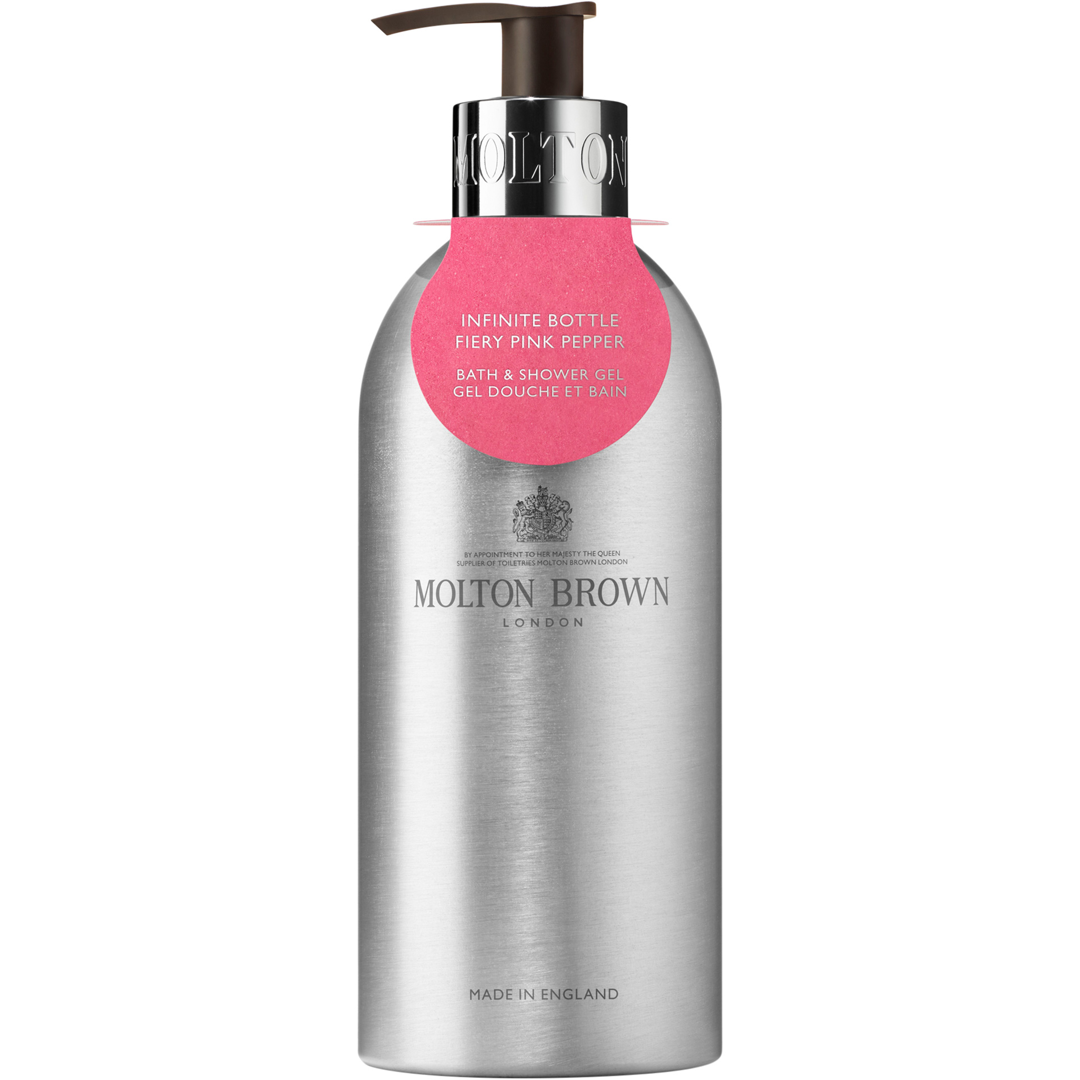 Molton Brown Infinite Bottle Fiery Pink Pepper Bath & Showergel, 400ml
