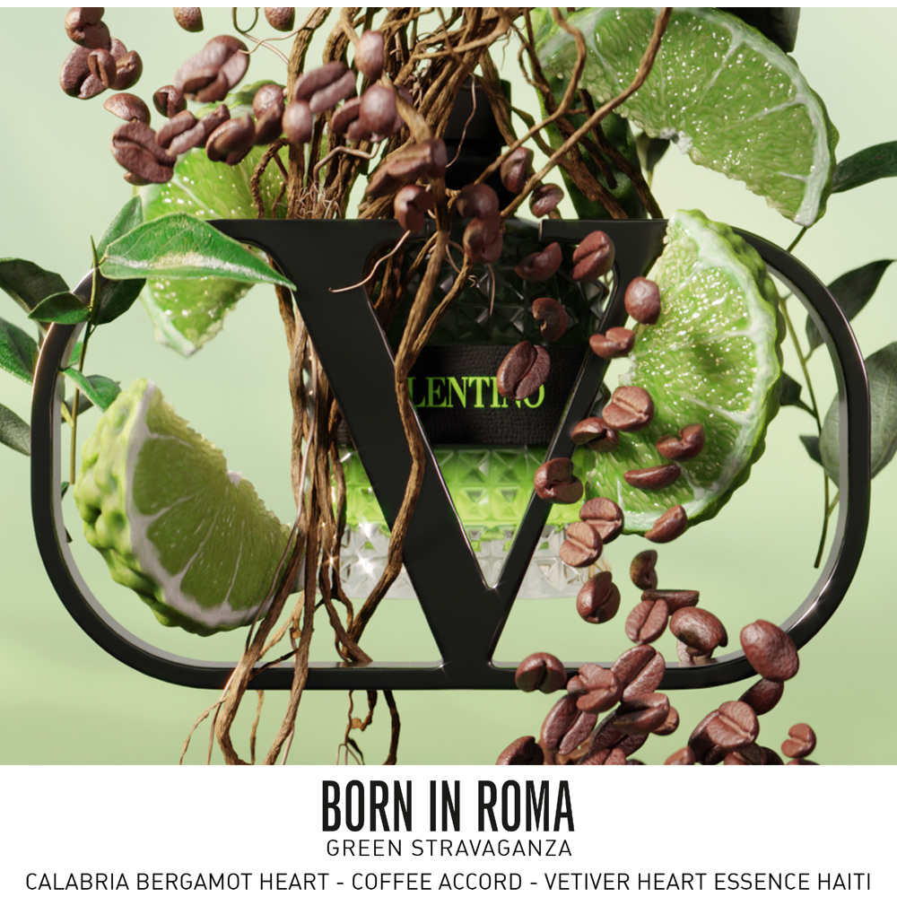 Uomo Born In Roma Green Stravaganz, EdT