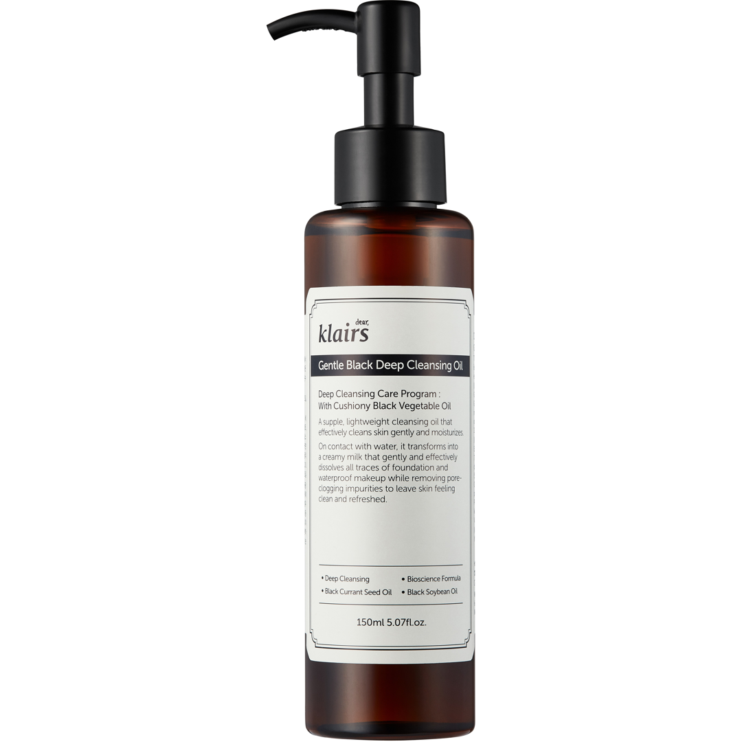 Klairs Gentle Black Deep Cleansing Oil, 150ml cleanser
