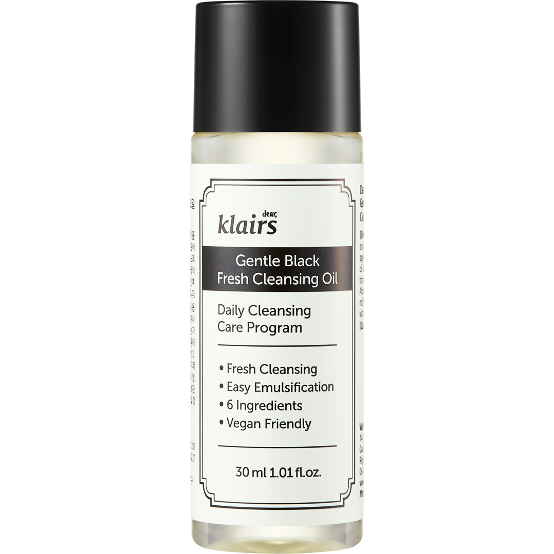 Klairs Gentle Black Fresh Cleansing Oil, 30ml cleanser