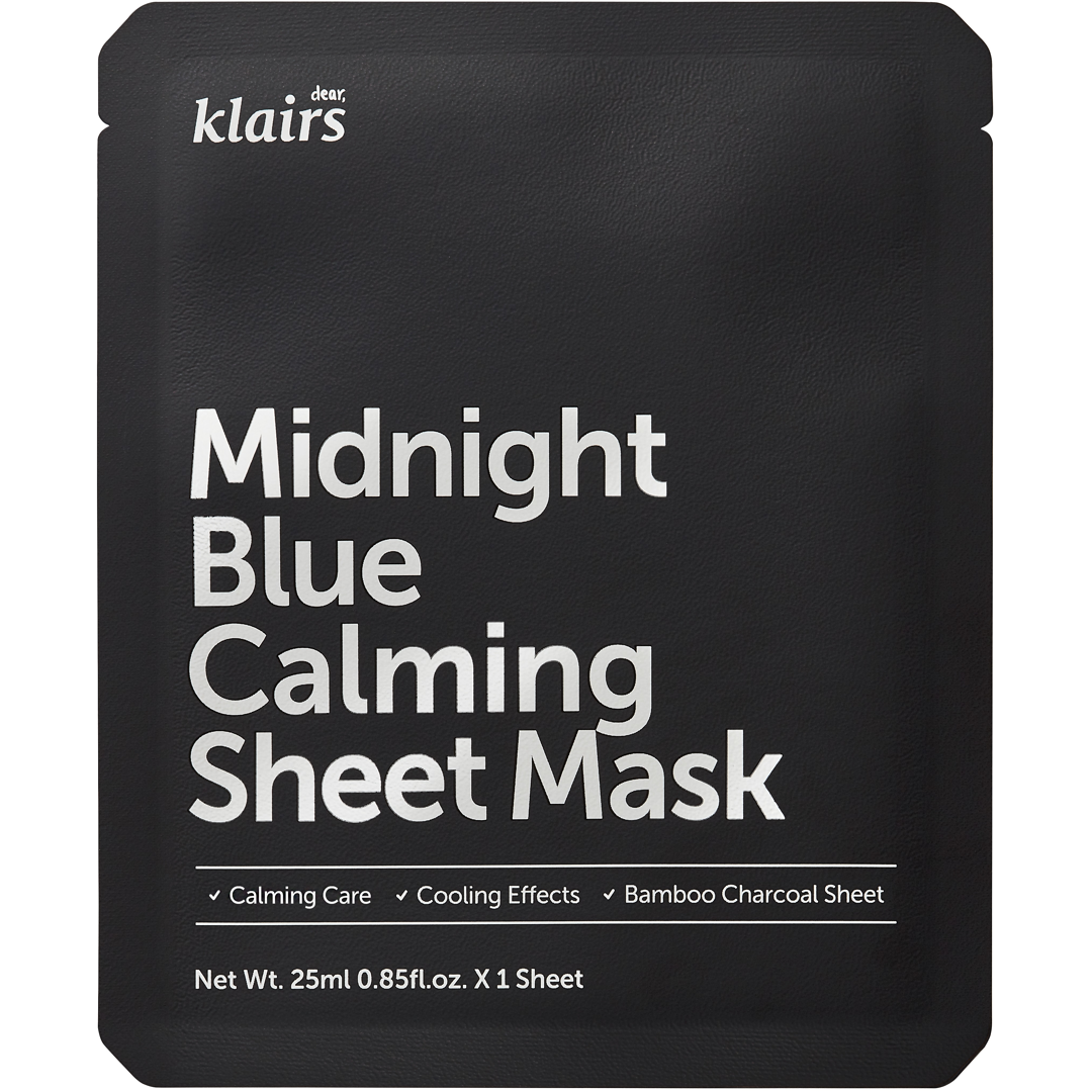Klairs Midnight Blue Calming Sheet Mask, 25ml