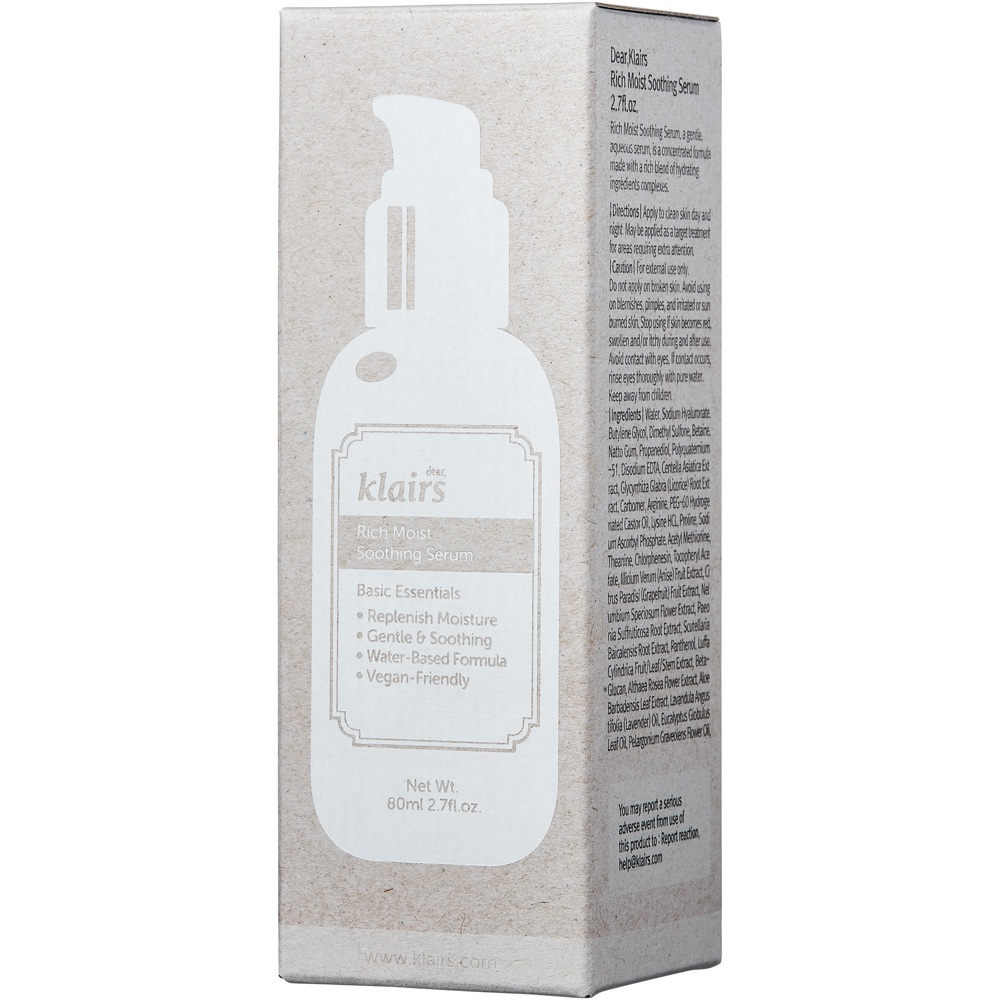 Rich Moist Soothing Serum, 80ml