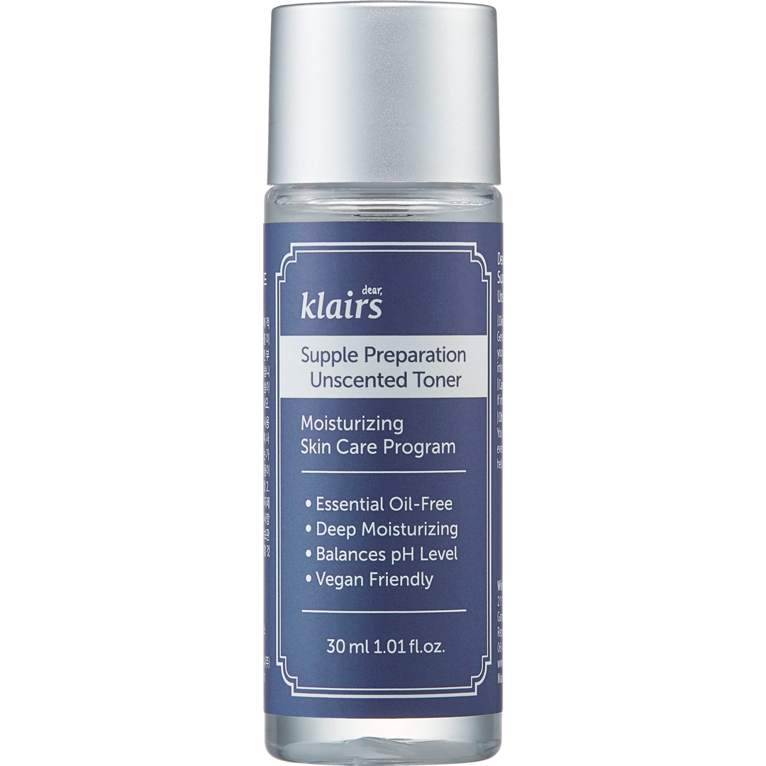 Klairs Supple Preparation Unscented Toner, 30ml, Kasvovesi