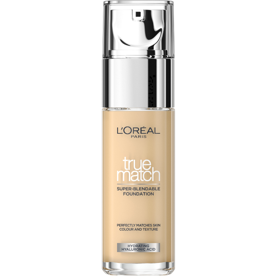 L'Oréal Paris True Match Foundation 30ml, 1.D Ivoire Dore/Golden Ivory, Meikkivoide