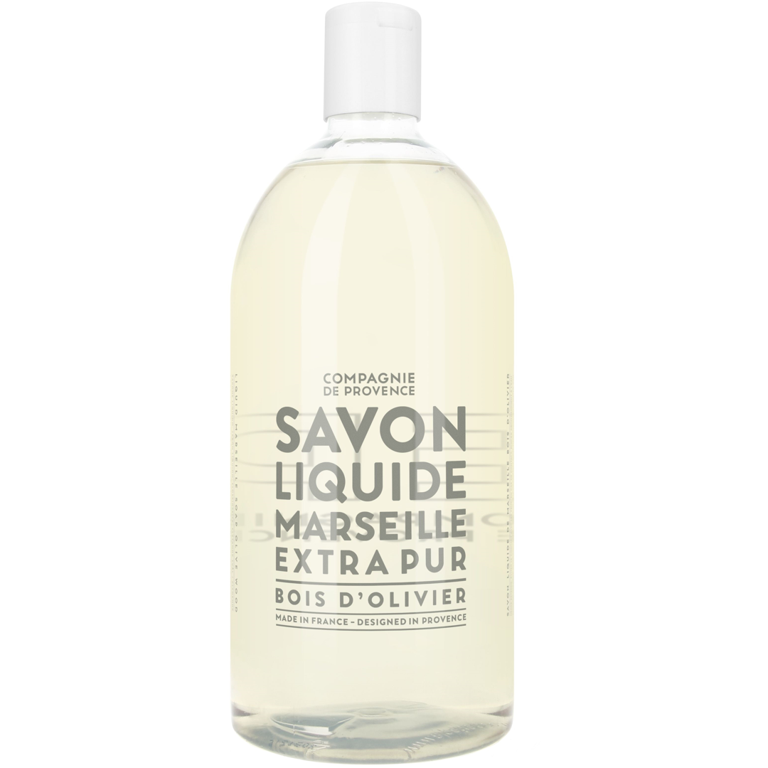 Compagnie De Provence Liquid Marseille Soap Olive Wood, 1000ml Refill