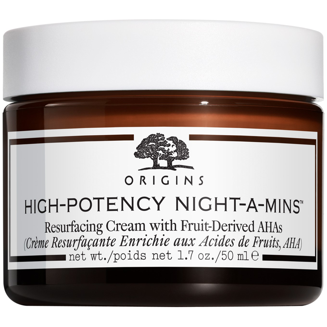 Origins High-Potency Night-A-Mins Resurfacing Cream with Fruit-Derived AHAs, 50ml