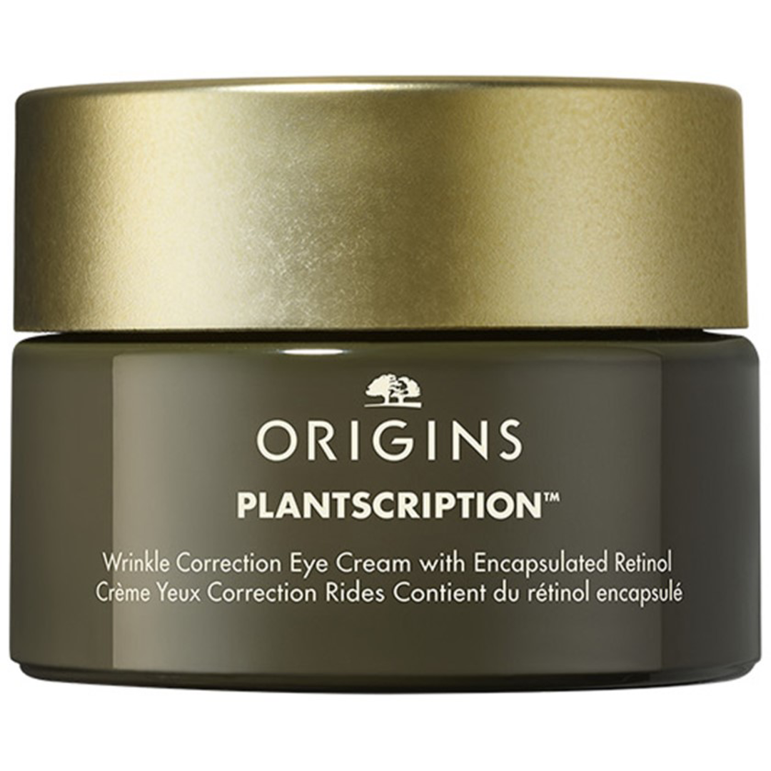 Origins Plantscription Wrinkle Correction Eye Cream With Encapsulated Retinol, 15ml, Silmänympärysvoide