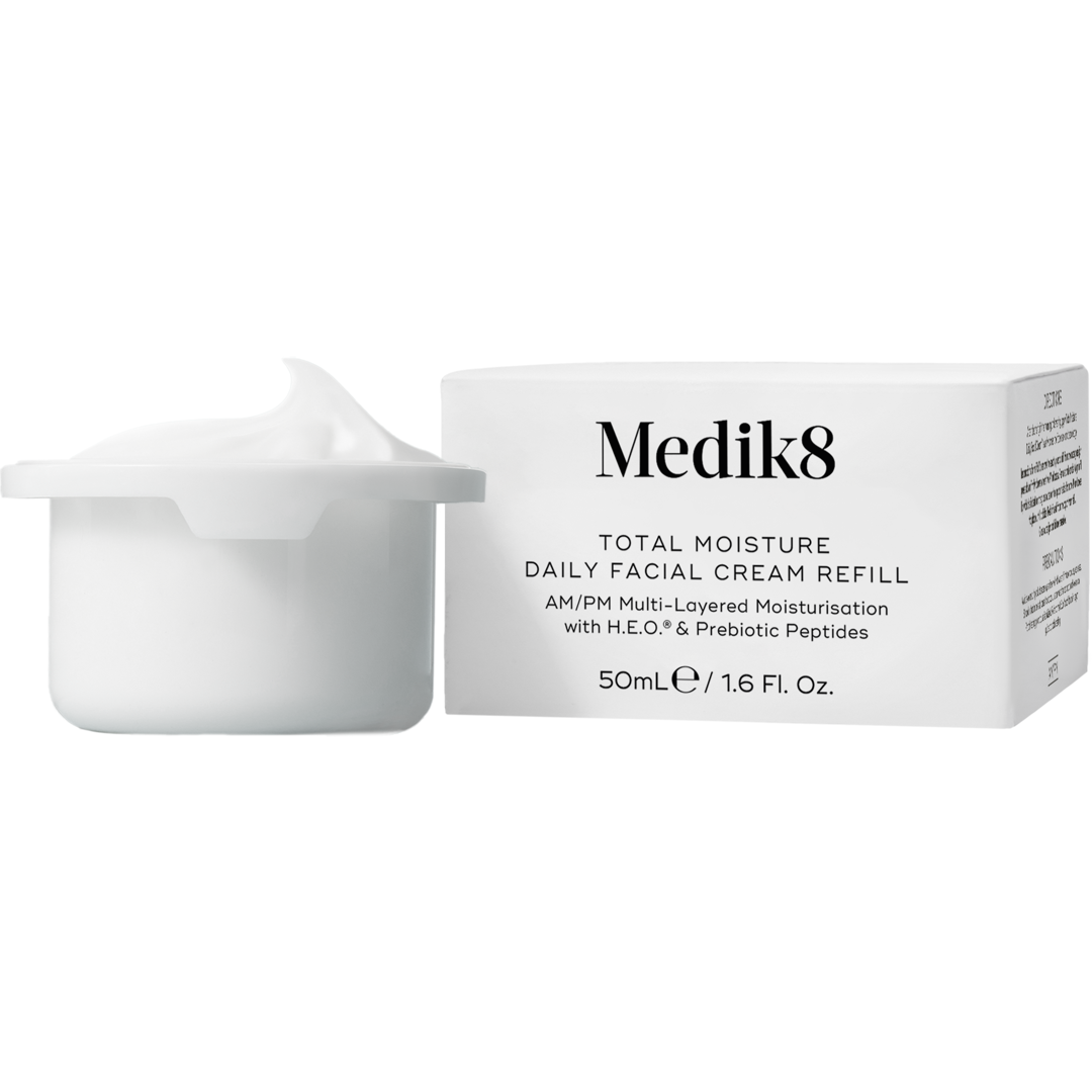 Medik8 Total Moisture Daily Facial Cream, 50ml Refill