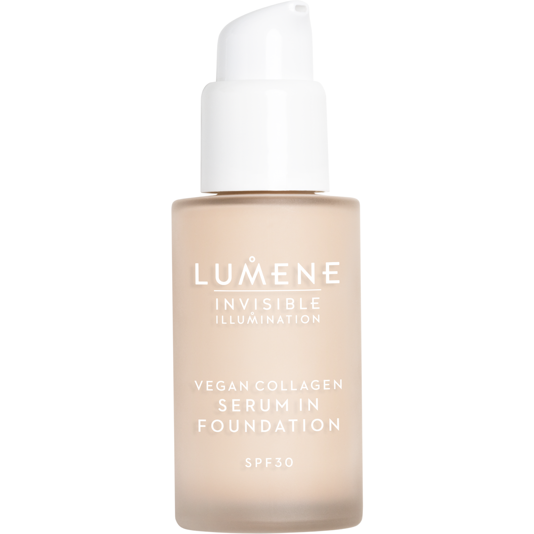 Lumene Invisible Illumination Vegan Collagen Serum in Foundation SPF30, 00 foundation