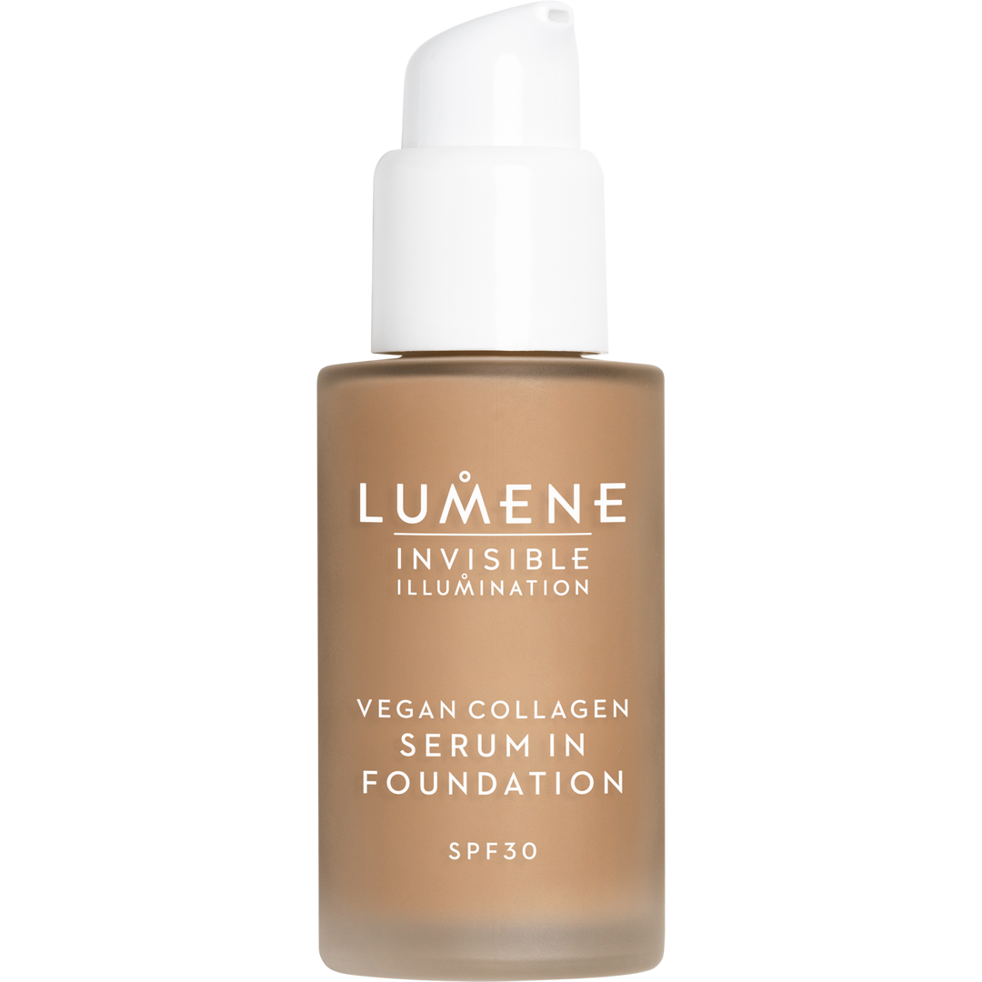 Lumene Invisible Illumination Vegan Collagen Serum in Foundation SPF30, 6 foundation