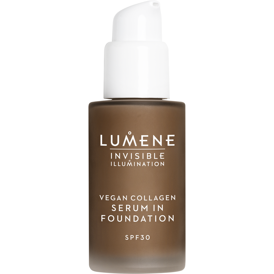 Lumene Invisible Illumination Vegan Collagen Serum in Foundation SPF30, 9, Meikkivoide