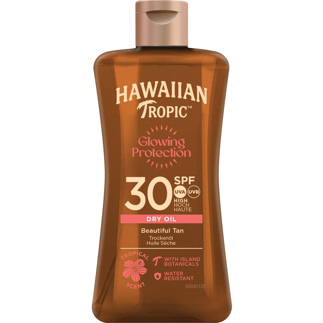 Hawaiian Tropic Glowing Protection Dry Oil SPF30, 100ml