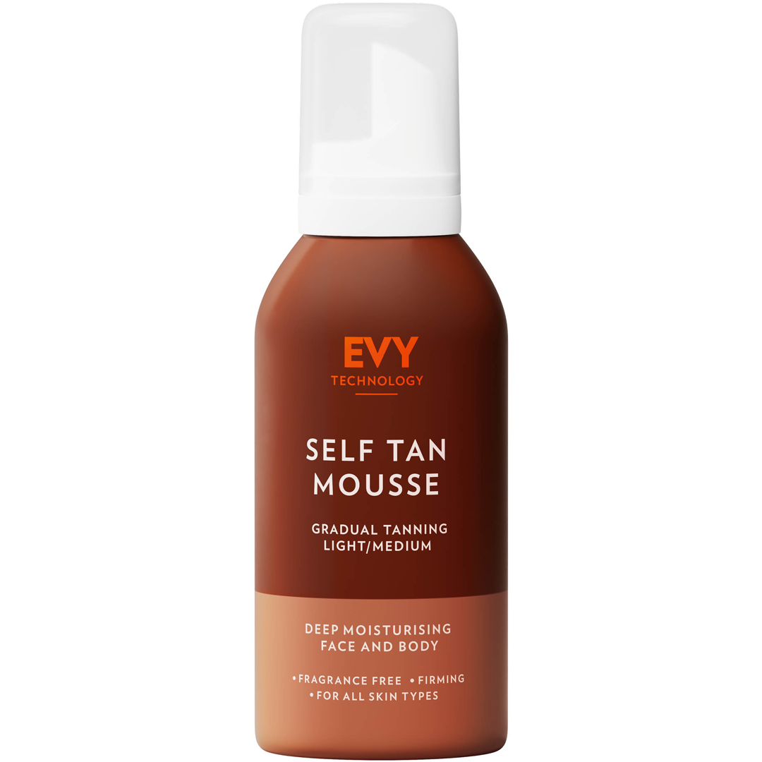 Evy Selftan Face And Body Mousse, Light/Medium