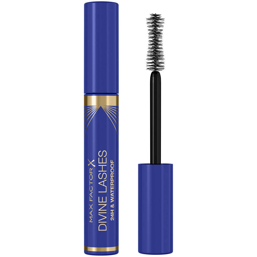 Max Factor Divine Lashes Waterproof Mascara, 001 Black, Ripsiväri