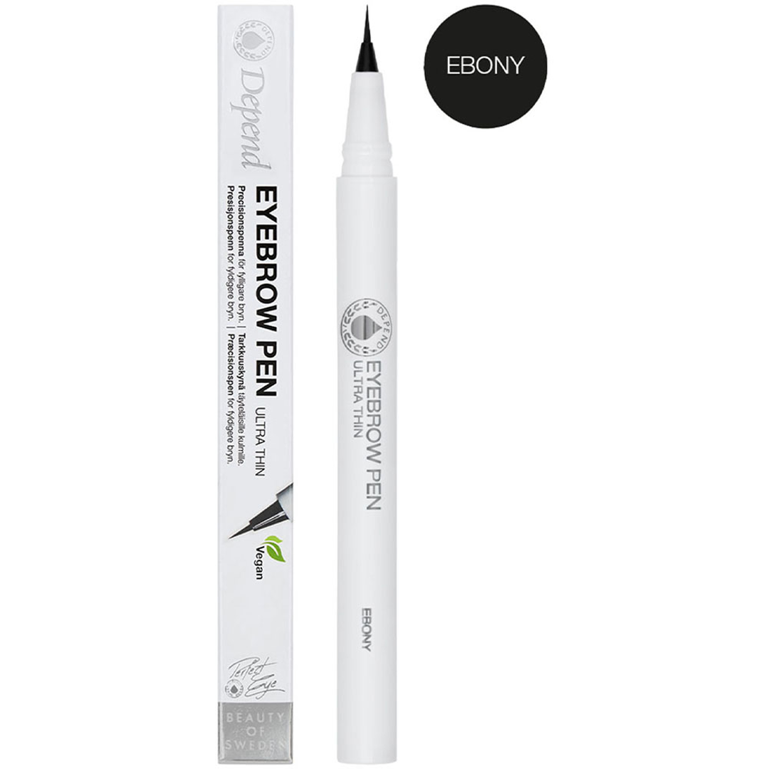 Depend PE Eyebrow Pen Ultra Thin, Ebony