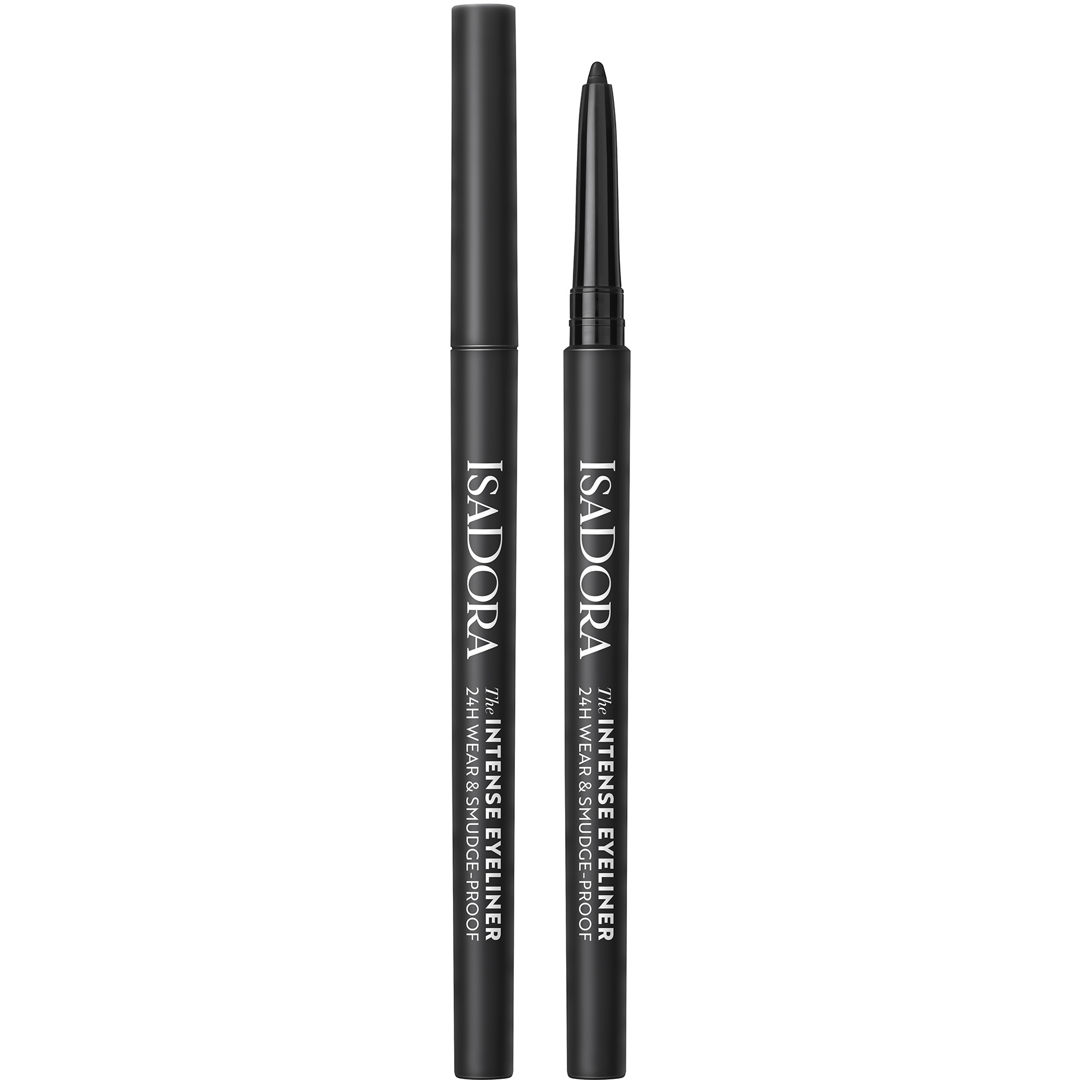 IsaDora The Intense Eyeliner 24H Wear & Smudge-Proof, 60 Intense Black