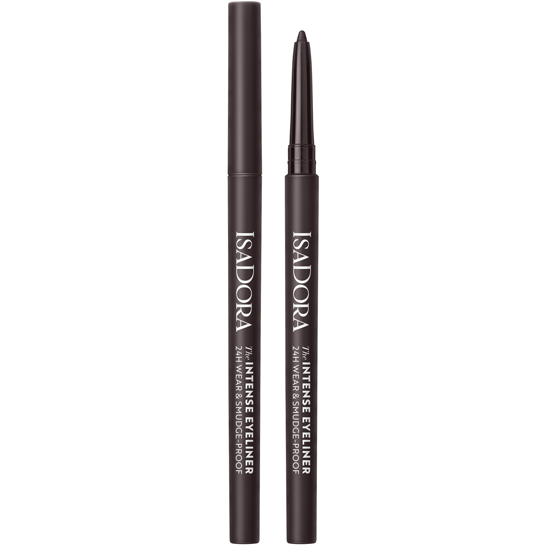 IsaDora The Intense Eyeliner 24H Wear & Smudge-Proof, 61 Black Brown