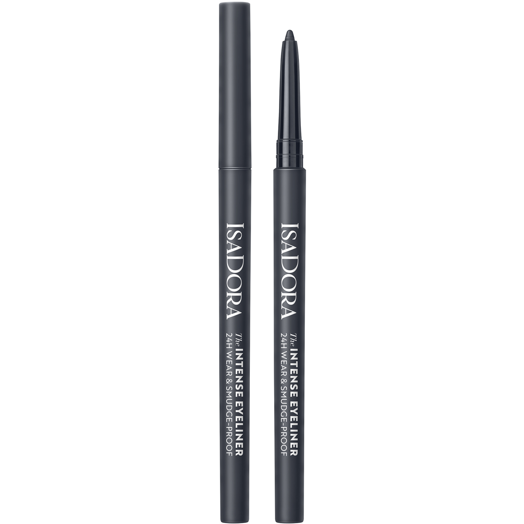 IsaDora The Intense Eyeliner 24H Wear & Smudge-Proof, 63 Steel Gray