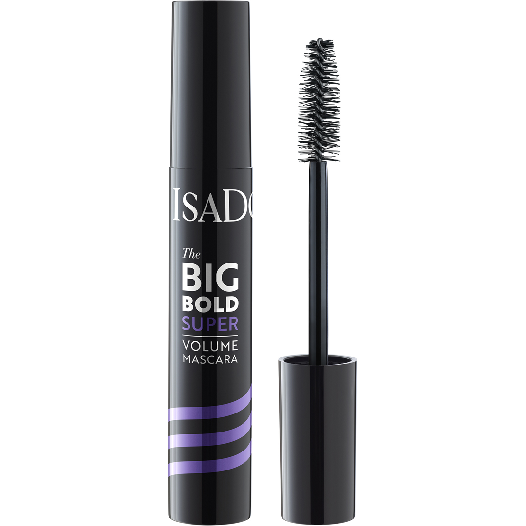IsaDora The Big Bold Super Volume Mascara, 10 Black, Ripsiväri