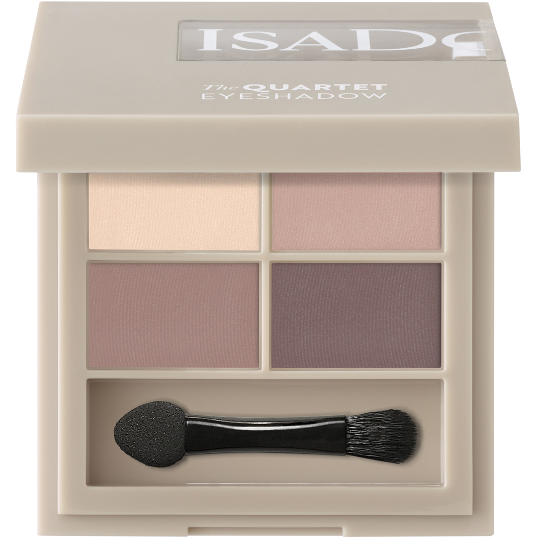 IsaDora The Eyeshadow Quartet, 01 Muddy Nudes ögonskugga