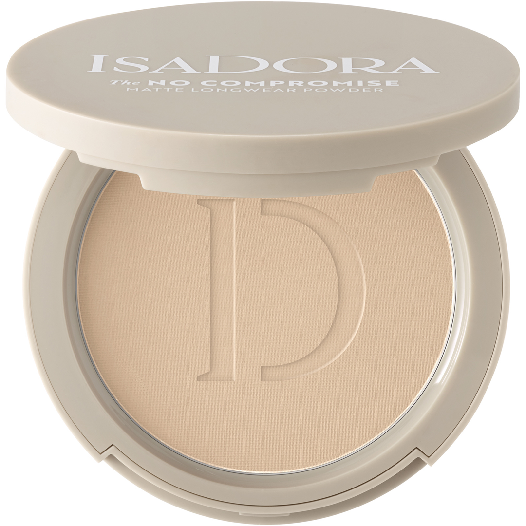 IsaDora The No Compromise Matte Longwear Powder, 65 Neutral Beige