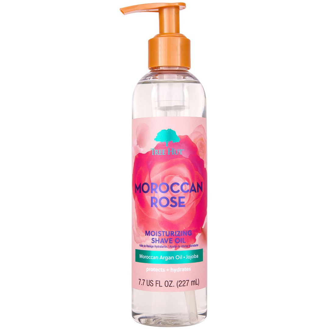 TREE HUT Moisturizing Shave Oil Moroccan Rose, 227ml