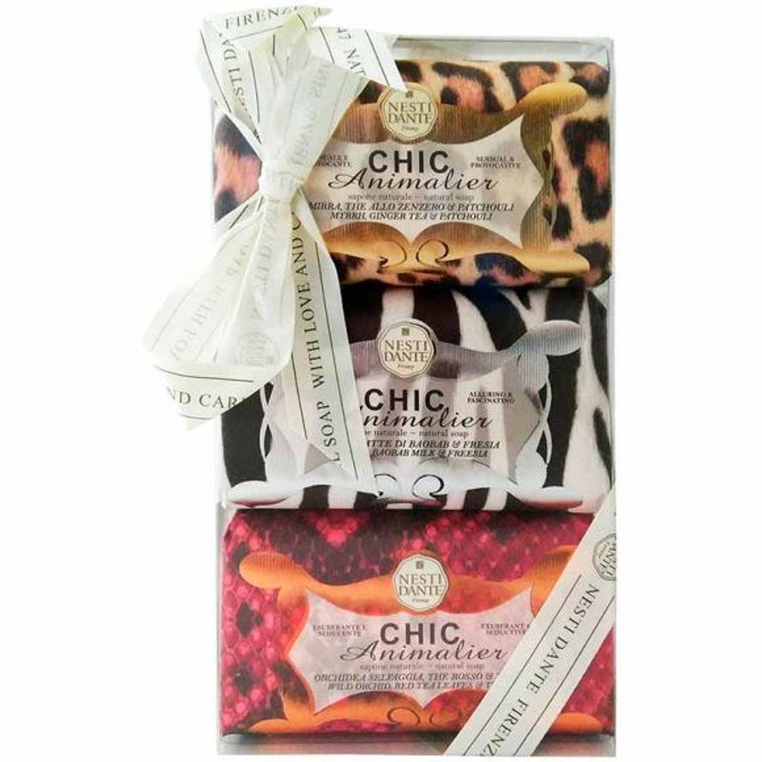 Nesti Dante Chic Animalier Gift Kit, 3x250g