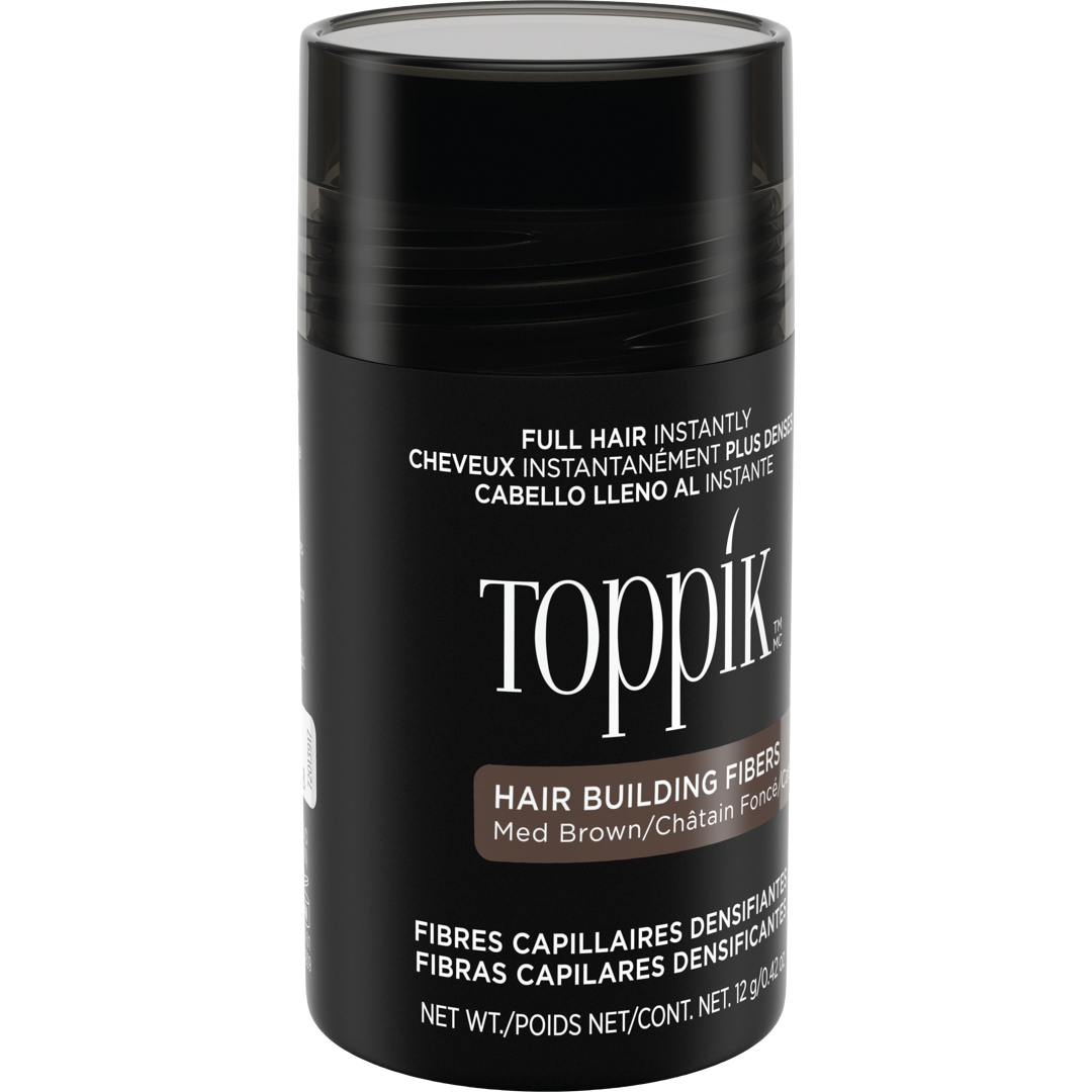 Toppik Regular Hair Building Fibers, Medium Brown