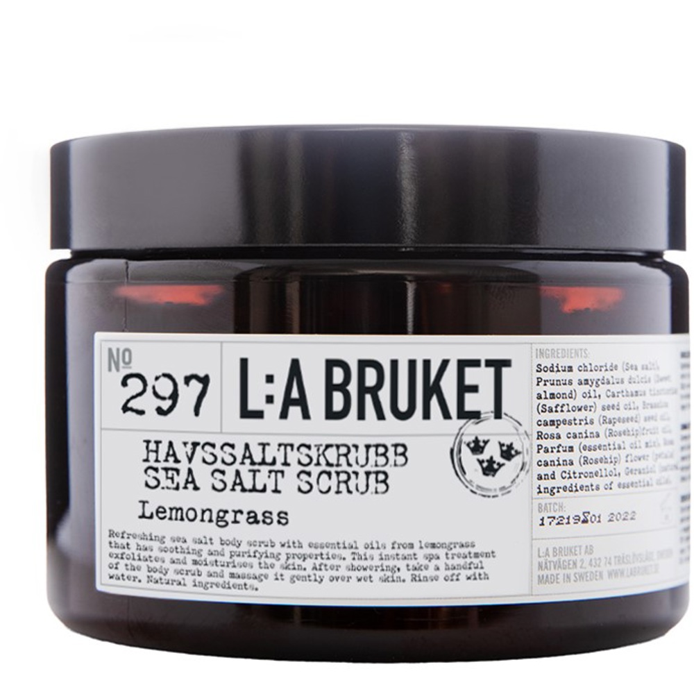 297 Sea Salt Scrub Lemongrass, 420g